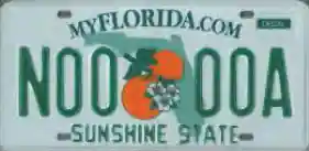 Florida License Plate